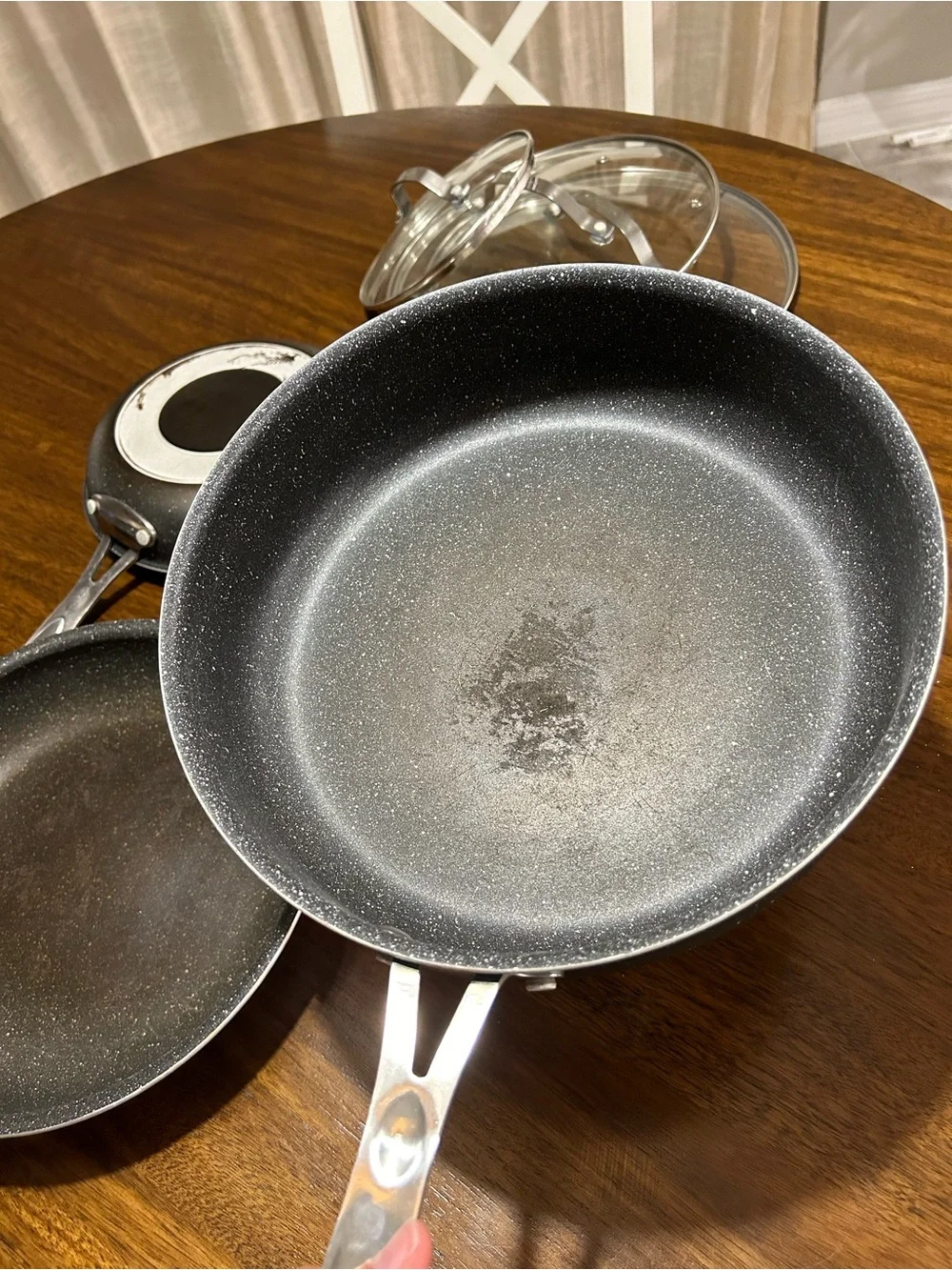 Granitestone™️ Black Cookware Set - 4 Piece with 3 Lids